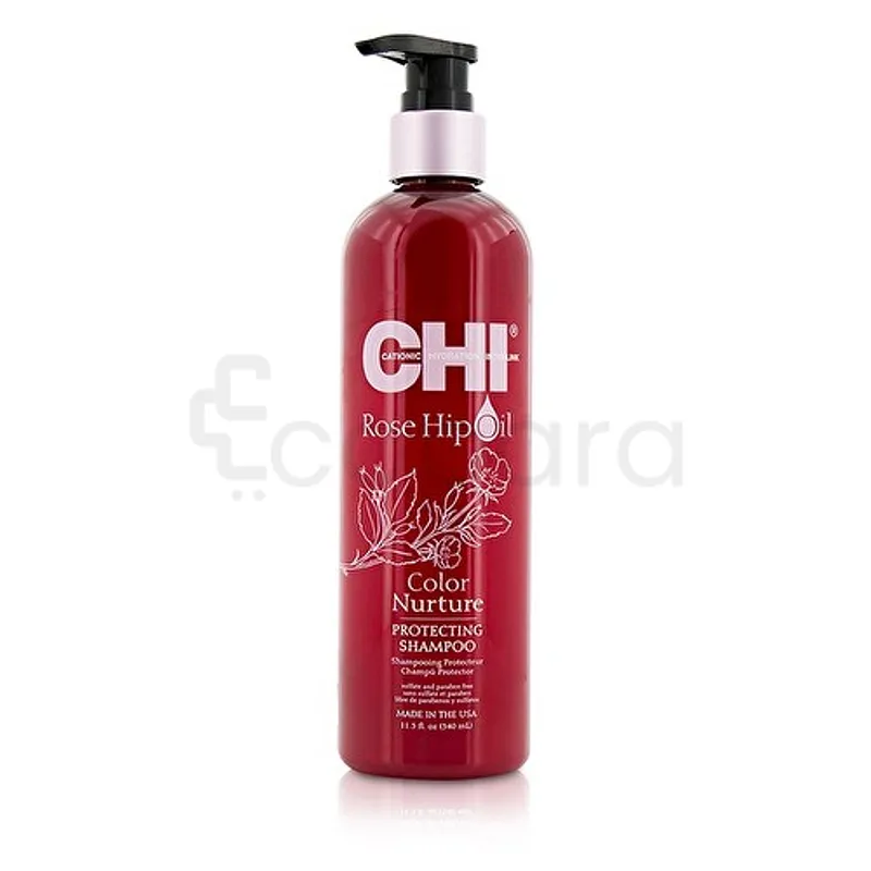 CHI ROSE HIP OIL COLOR NURTURE PROTECTING SHAMPOOING 340ML