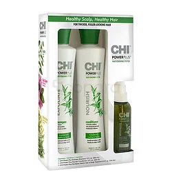 CHI PACK POWER PLUS HAIR RENEWING SYSTEM SHAMPOOING + CONDITIONER + SCALP