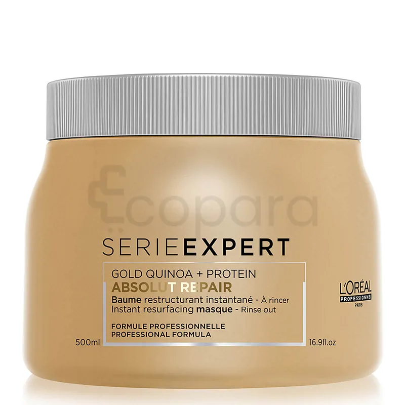 L'OREAL SERIE EXPERT GOLD QUINOA + PROTEIN MASQUE 500ML