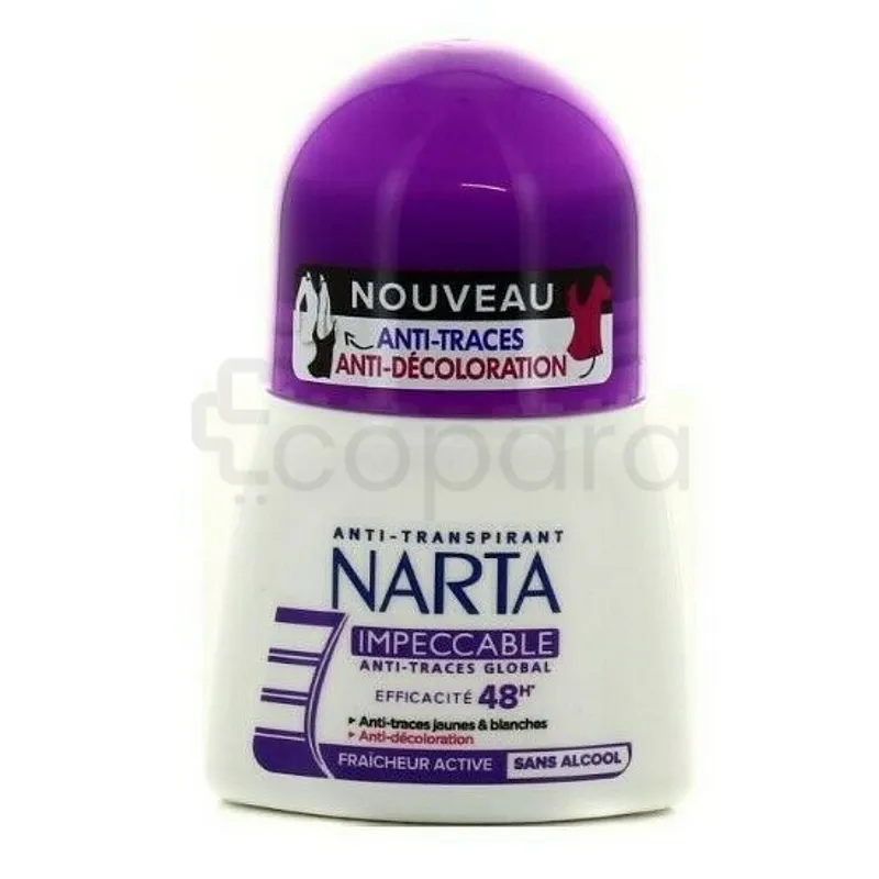 NARTA IMPECCABLE ANTI-TRACES STICK EFFICACITE 48H 50ML