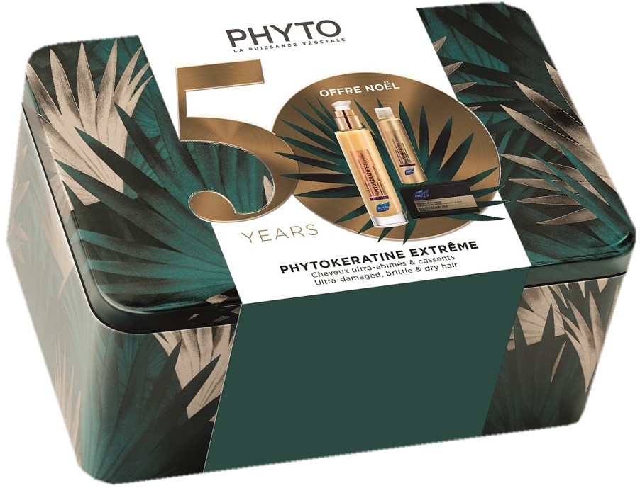 PHYTO PACK OFFRE NOEL PHYTOKERATINE EXTREME CREME D'EXCEPTION 100ML + SHAMPOOING D'EXCEPTION 50ML + MASQUE D'EXCEPTION 50ML