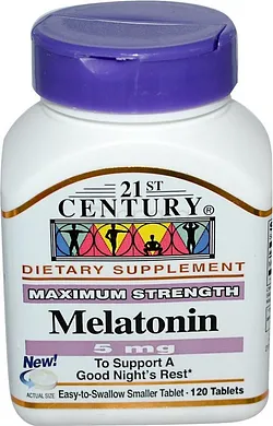 21ST CENTURY MELATONIN 5MG BOITE DE 120 COMPRIMES