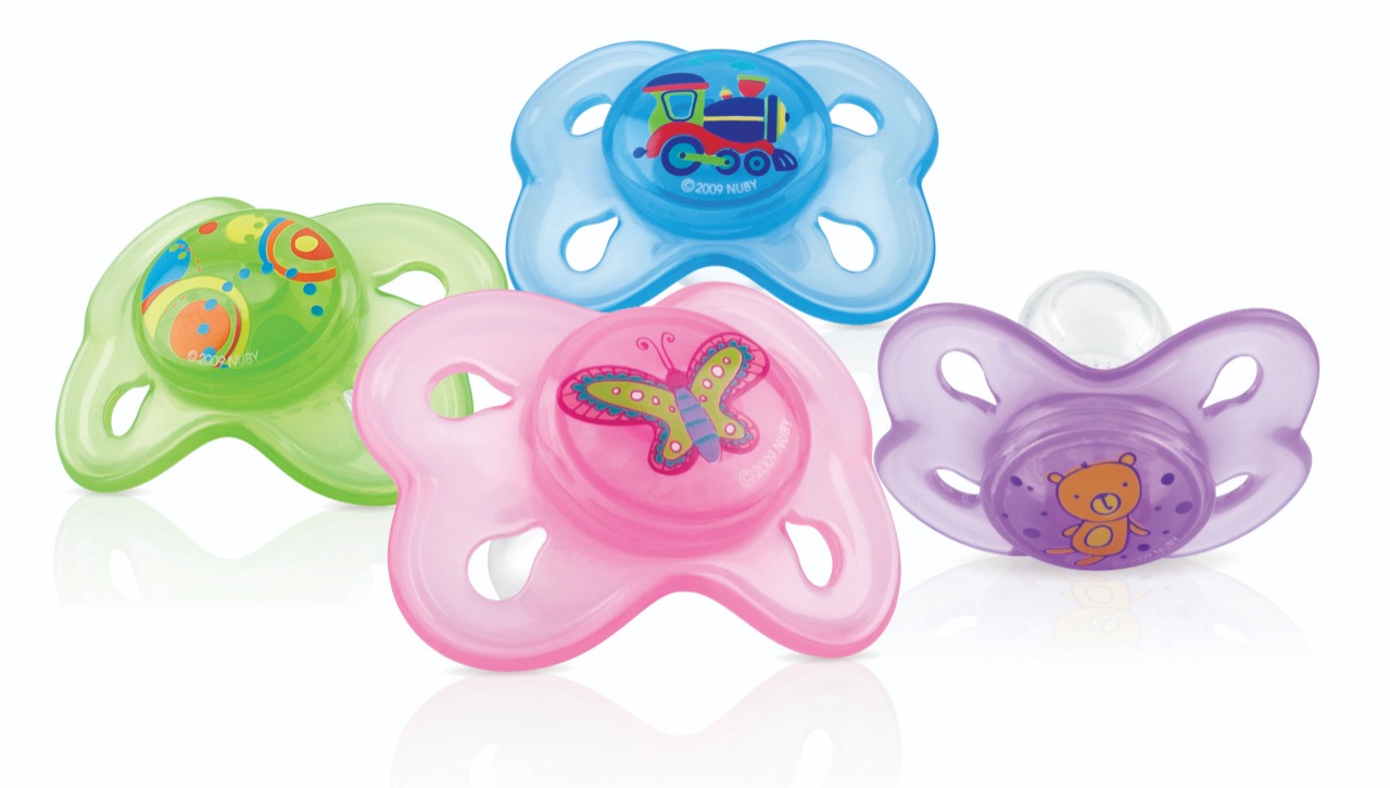 NUBY SUCETTE NUIT OVALE PLATE 6-12MOIS REFERENCE ID5797MFSM