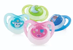 NUBY SUCETTE ORTHODONTIQUE FLUORESCENTE 6-36MOIS REFERENCE ID5818MOSM