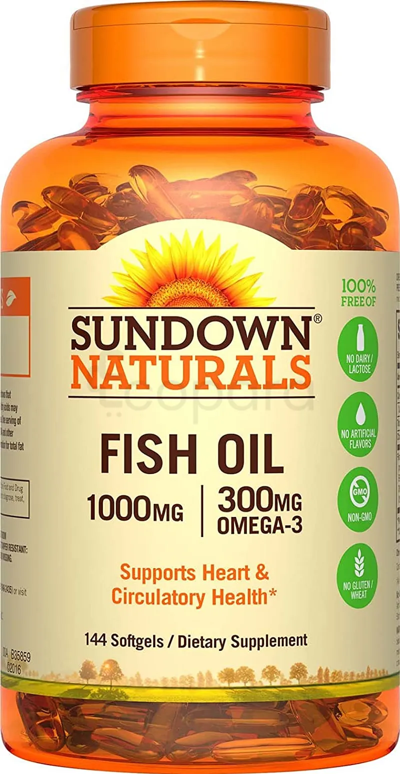 SUNDOWN FISH OIL 1000MG BOITE DE 144 GELULES