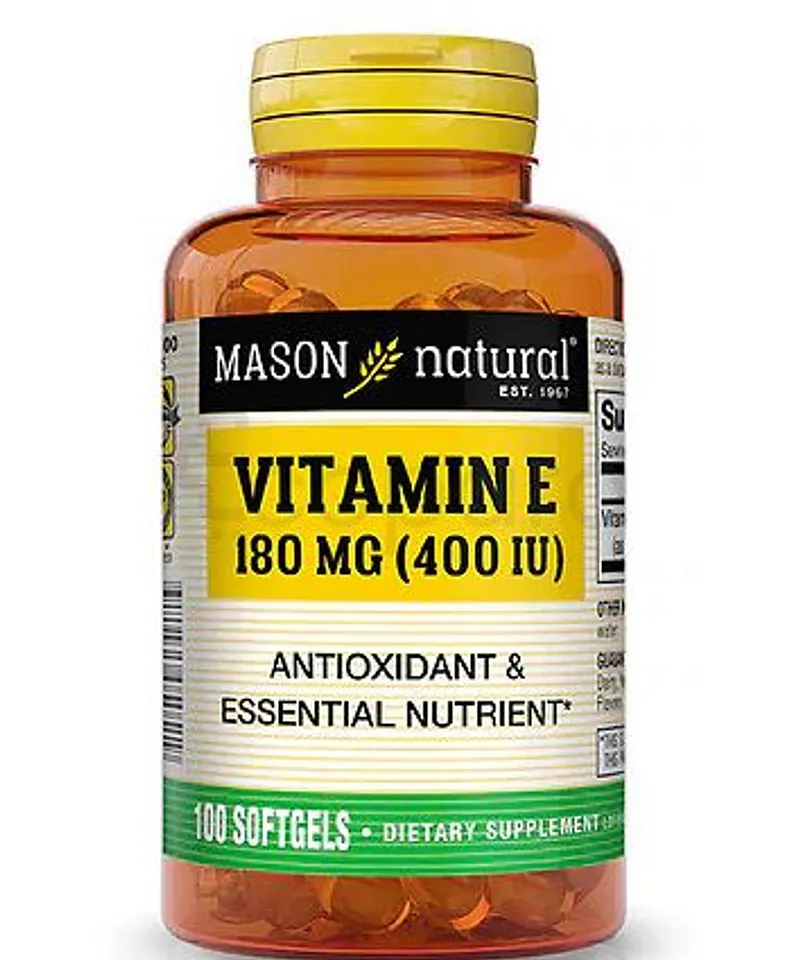 MASON NATURAL VITAMIN E 180MG 400IU BOITE DE 100 GELULES