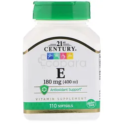 21ST CENTURY E 180MG 400IU BOITE DE 110 GELULES