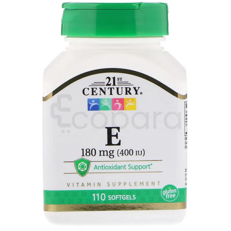 21ST CENTURY E 180MG 400IU BOITE DE 110 GELULES