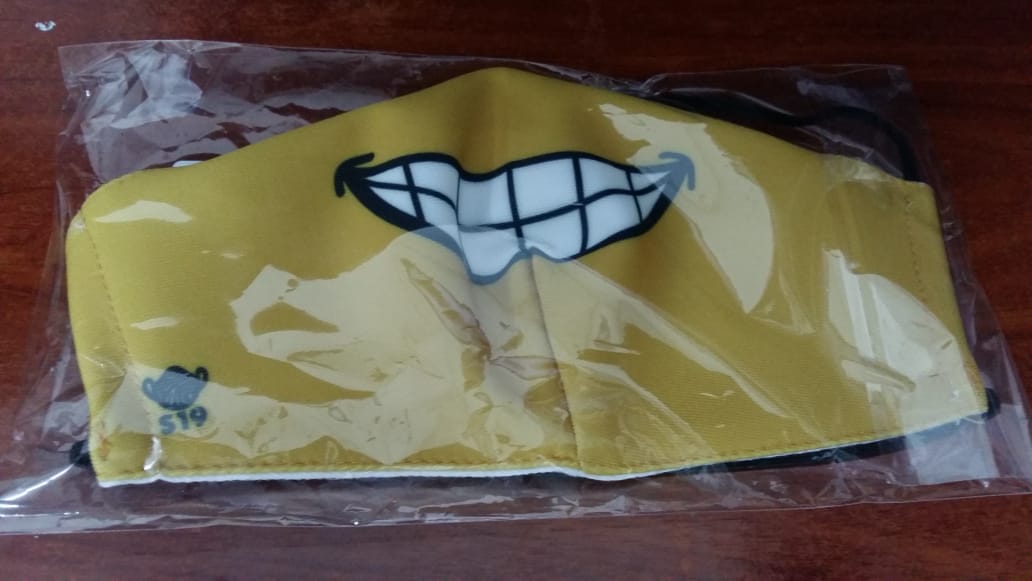 SANCTURAY BAVETTE POUR ENFANTS JAUNE /UNITE