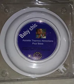 BABY CHIC ASSIETTE THERMOS ALIMENTAIRE POUR BEBE