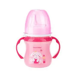 CANPOL BABIES TASSE A BEC +6MOIS ROSE 120ML REFERENCE 35/207