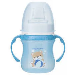 CANPOL BABIES TASSE A BEC +6MOIS 120ML BLEU REFERENCE 35/207