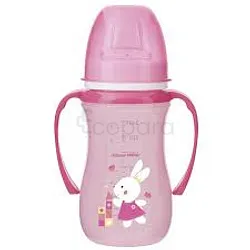 CANPOL BABIES TASSE A BEC +6MOIS 240ML ROSE REFERENCE 35/208