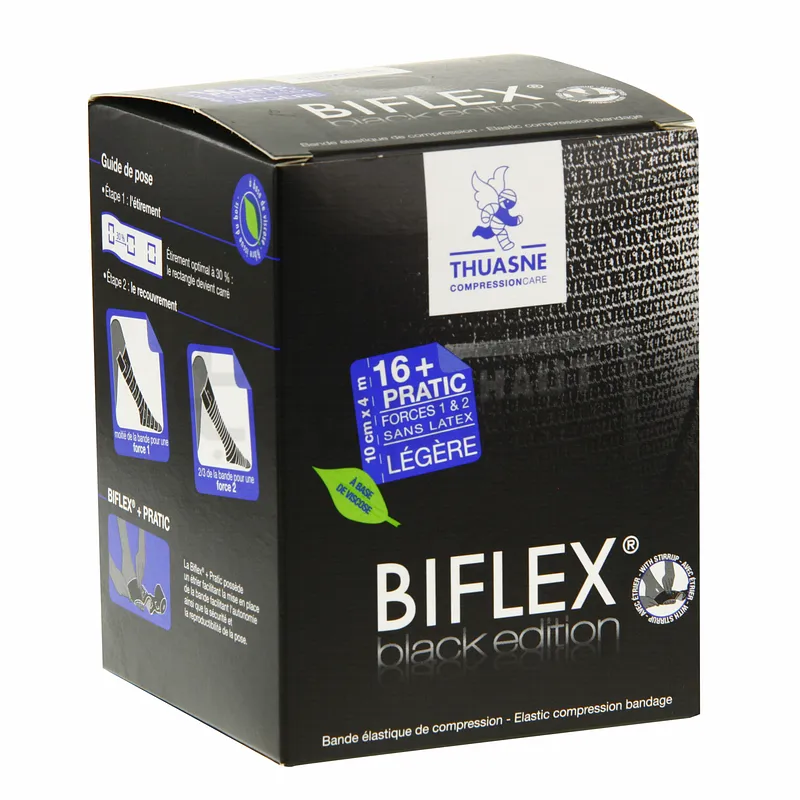 THUASNE BIFLEX 16+ PRATIC NOIR 10CM*4M REFERENCE 2124999