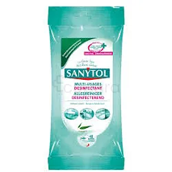 SANYTOL LINGETTES DESINFECTANTES BOITE DE 72