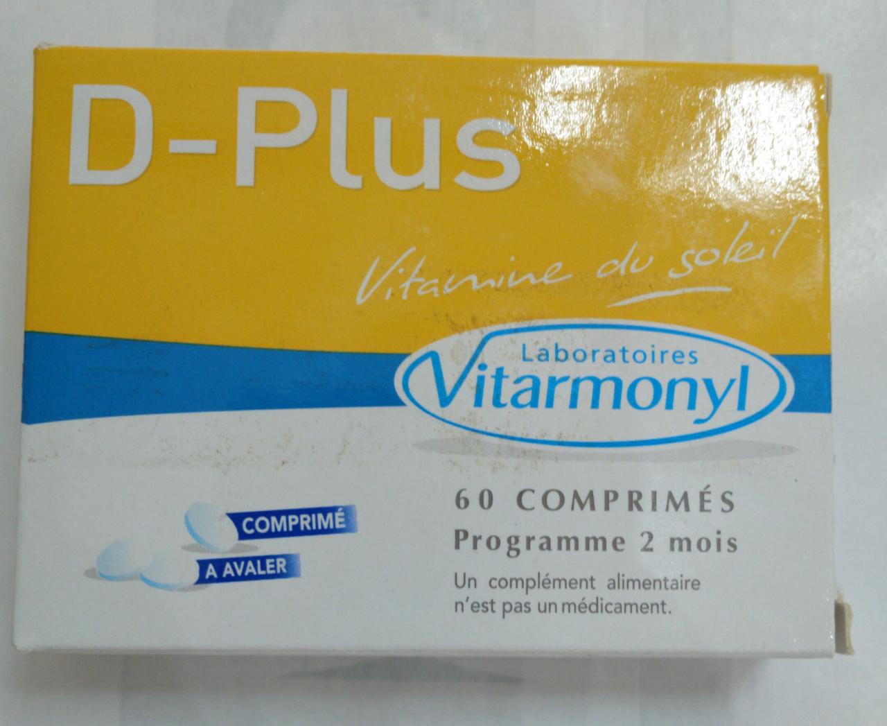 D-PLUS VITAMINE DU SOLEIL BOITE DE 60 COMPRIMES