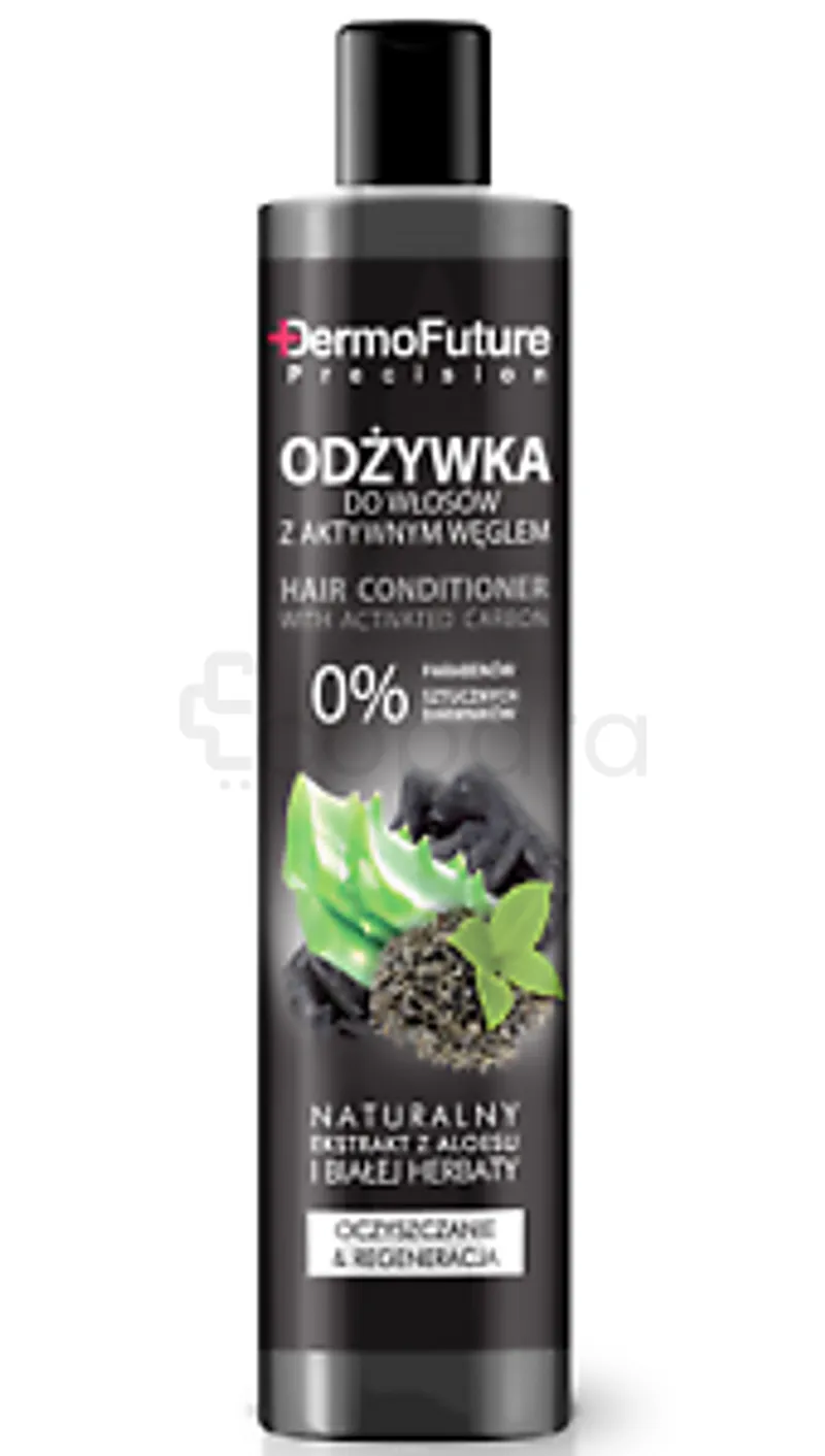 DERMOFUTURE ODZYWKA APRES SHAMPOOING AU CHARBON ACTIF 250ML