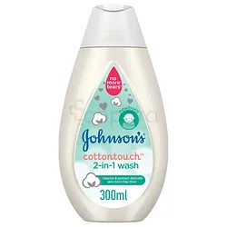 JOHNSON'S BABY COTTON TOUCH 2IN1 WASH 300ML