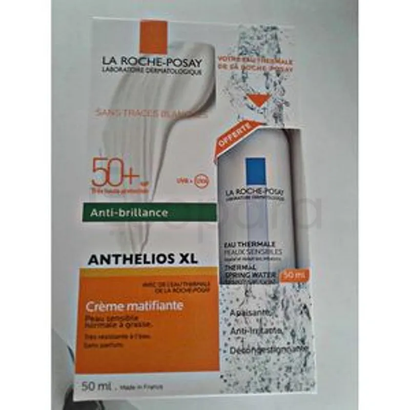 LA ROCHE POSAY ANTHELIOS XL GEL CREME ANTI-BRILLANCE SPF50+ 50ML + EAU THERMALE