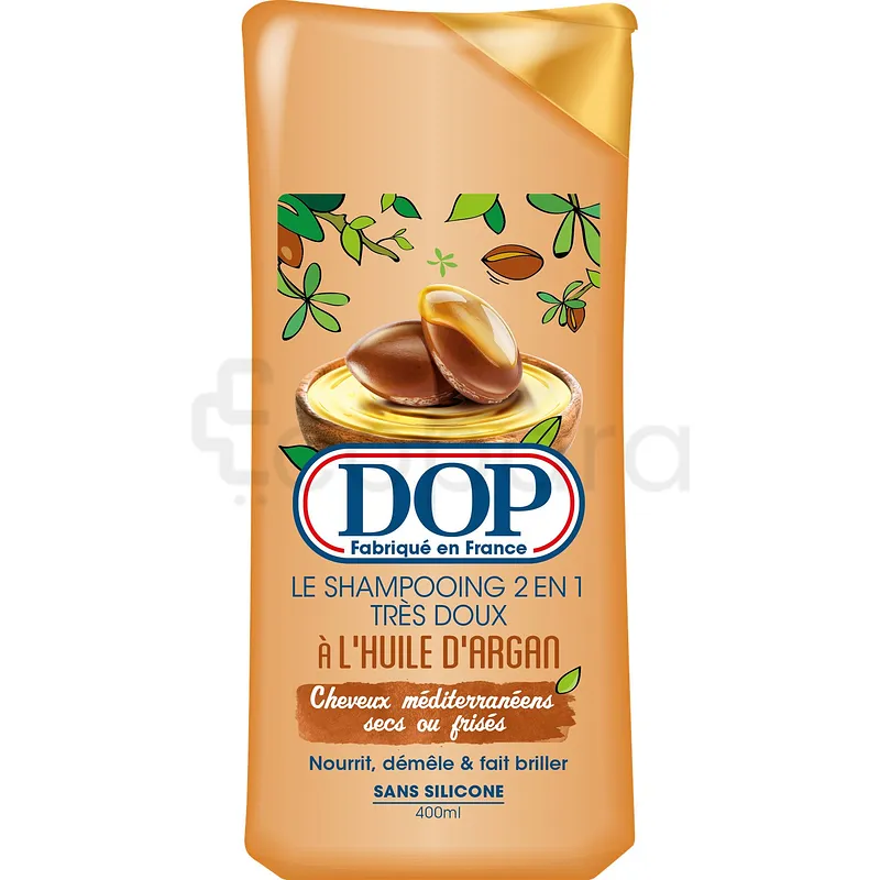 DOP LE SHAMPOOING 2 EN 1 TRES DOUX A L'HUILE D'ARGAN 400ML