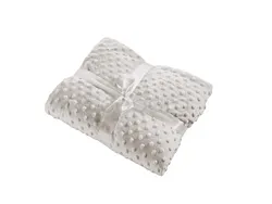NAF NAF COUVERTURE BEBE A POID BLANC