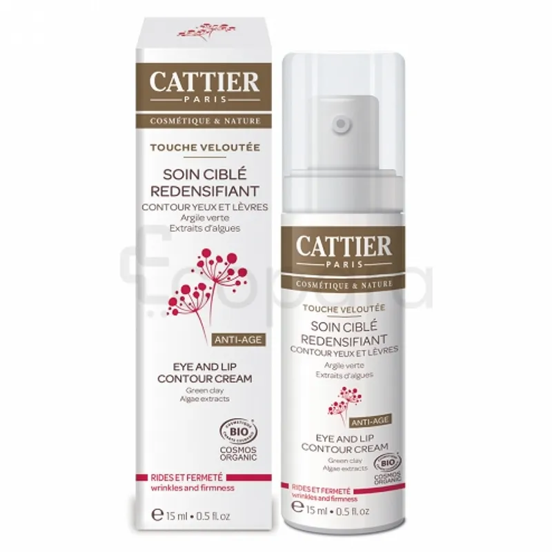 CATTIER SOIN CIBLE REDENSIFIANT CREME YEUX ET LEVRES 15ML