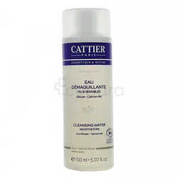 CATTIER EAU DEMAQUILLANTE YEUX SENSIBLES 150ML