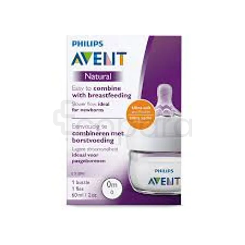 AVENT BIBERON NATURAL 60ML REFERENCE SCF039/17
