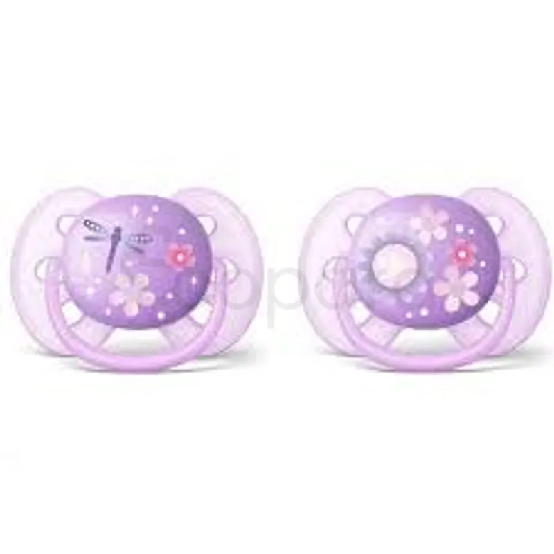AVENT ULTRA SOFT SUCETTE ORTHODONTIQUE 6-18MOIS BOITE DE 2 REFERENCE SCF220/23