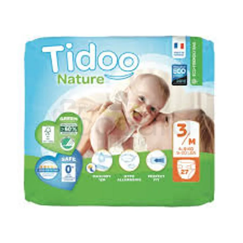 TIDOO COUCHES T3 TAILLE M 4-9KG BOITE DE 27