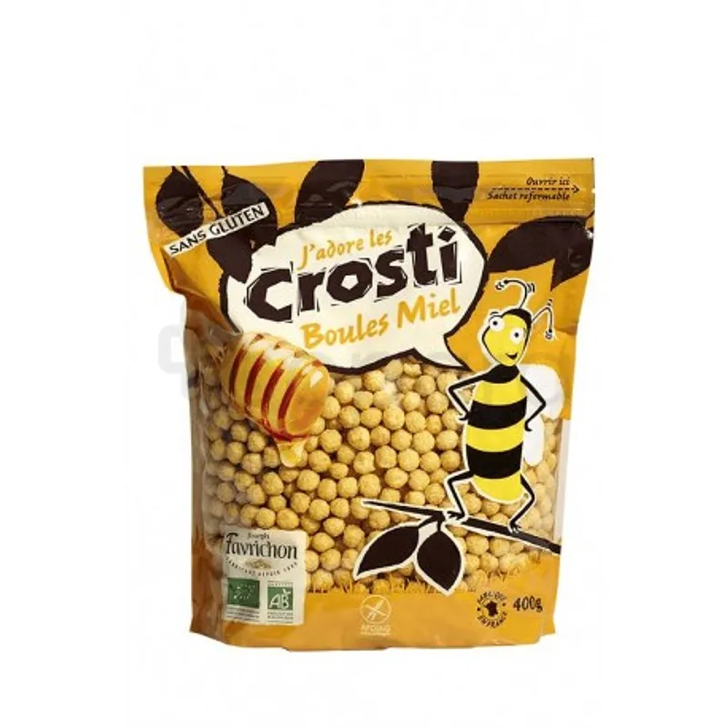 CROSTI BOULES MIEL SANS GLUTEN 400G