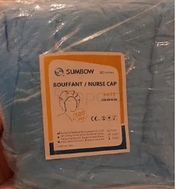 SUMBOW BOUFFANT NURSE CAP BLEU REFERENCE SM50025