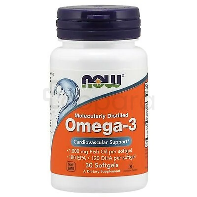 NOW OMEGA-3 CARDIO VASCULAIRE BOITE DE 30 GELULES