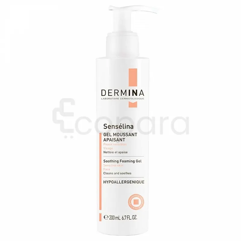 DERMINA SENSELINA GEL MOUSSANT APAISANT 200ML