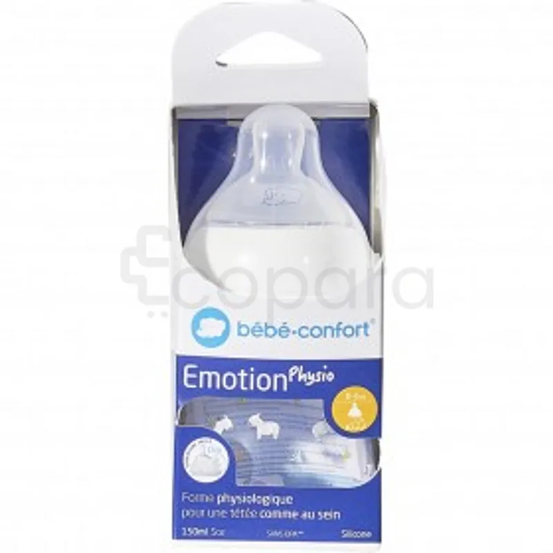 BEBE CONFORT BIBERON VERRE EMOTION SWEET BUNNY 130ML REFERENCE 0945
