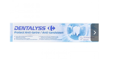 CARREFOUR DENTALYSS PROTECT ANTI-TARTRE 75ML
