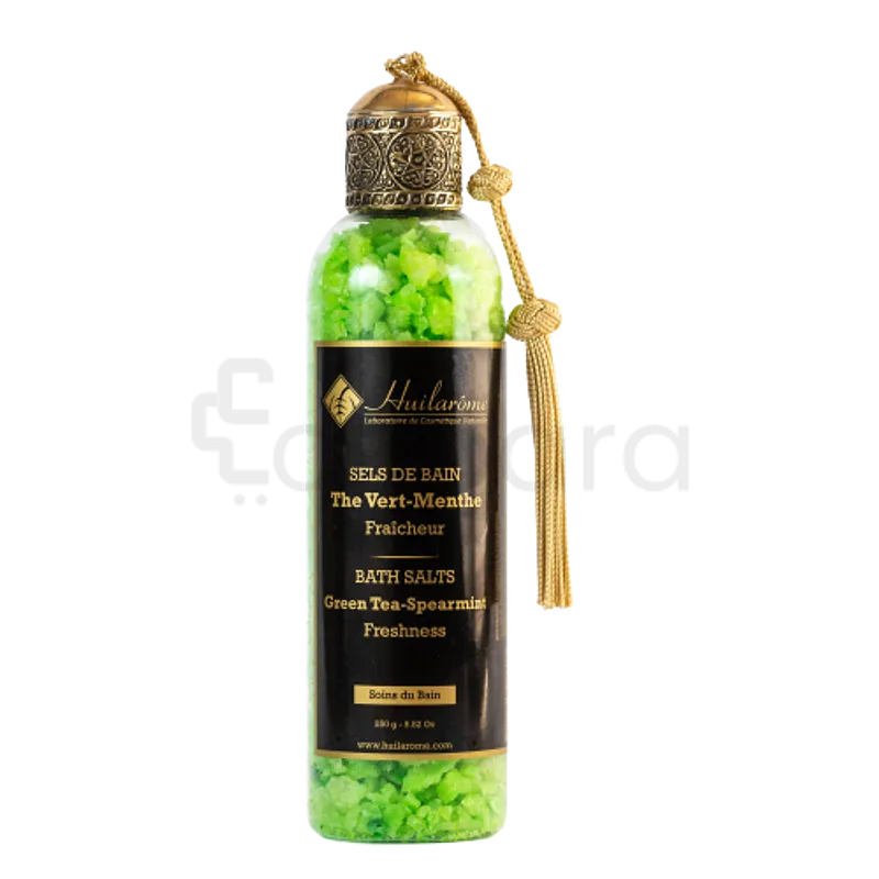 HUILAROME SELS DE BAIN THE VERT MENTHE 130G
