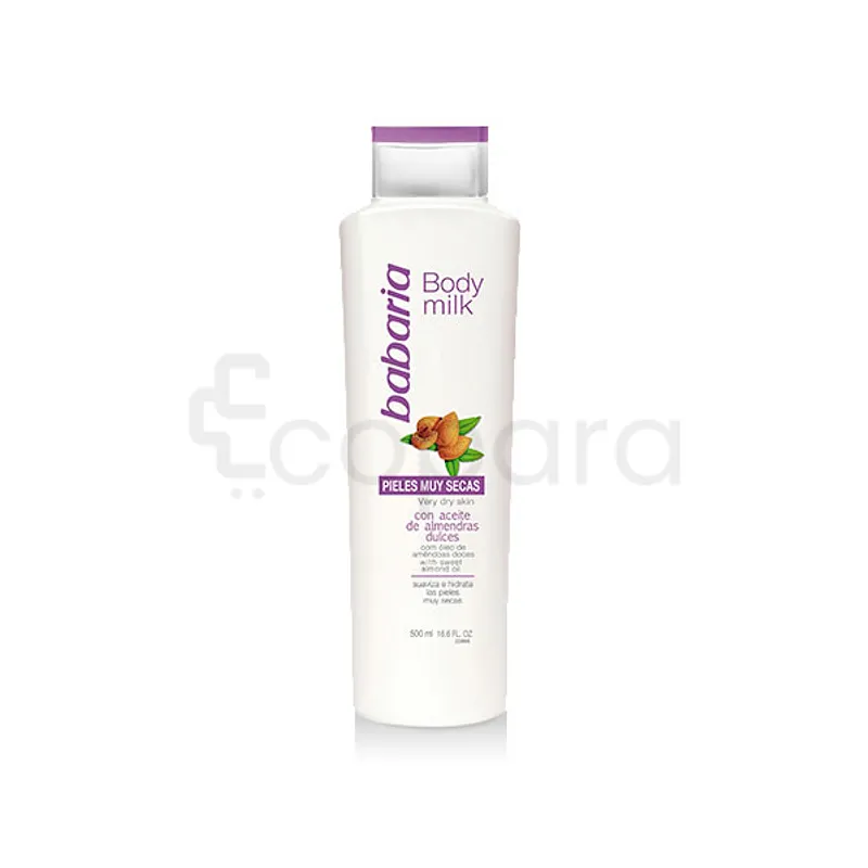 BABARIA LAIT CORPOREL HYDRATANT AMANDE 500ML