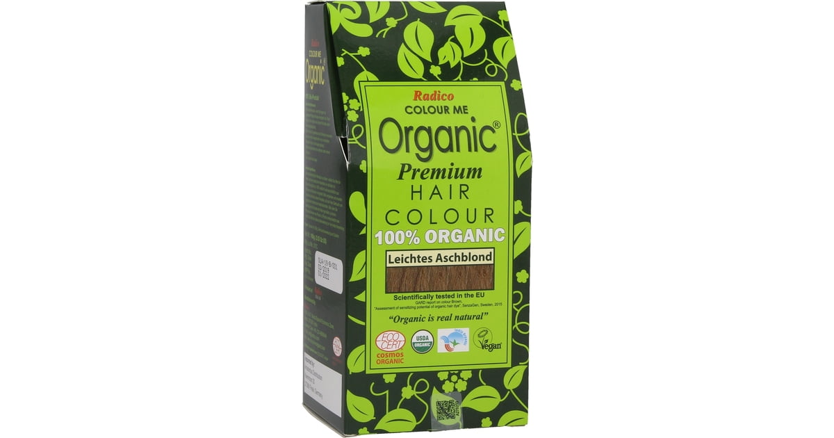 RADICO ORGANIC HAIR COLOUR LIGHT ASH BLONDE 100G