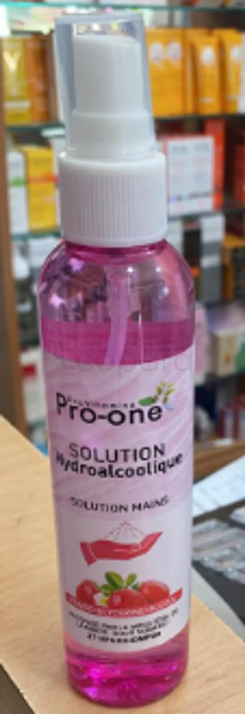 PRO-ONE SOLUTION HYDROALCOOLIQUE FRAISE 125ML