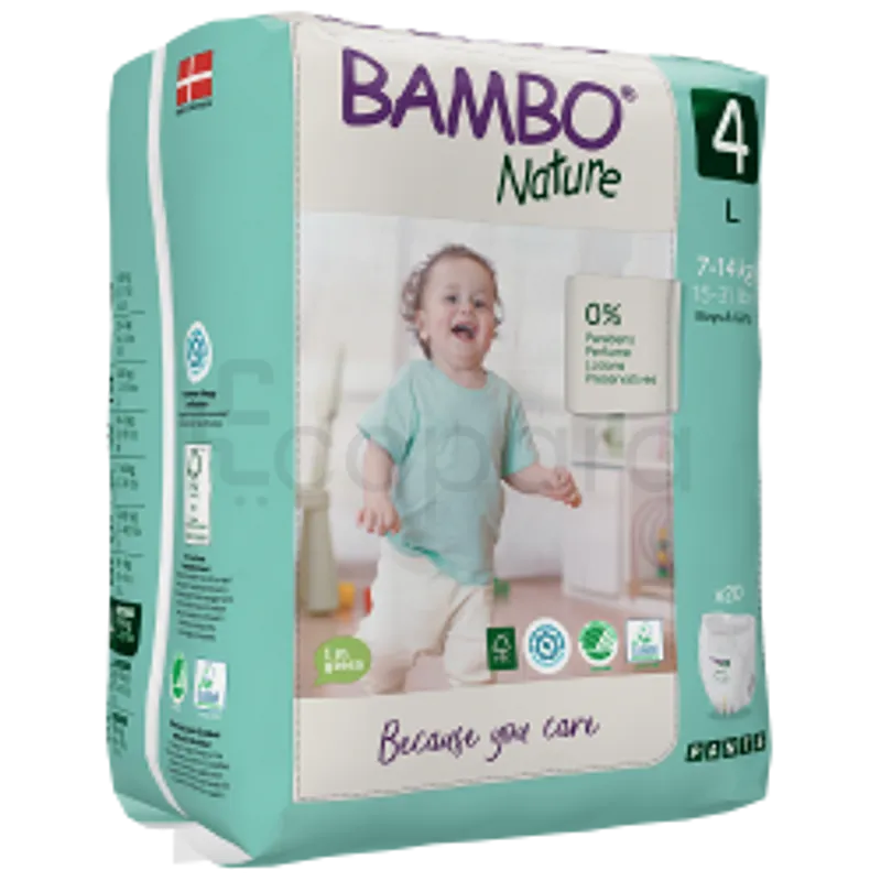 BAMBO NATURE CULOTTE D'APPRENTISSAGE 7-14KG TAILLE 4 BOITE DE 20