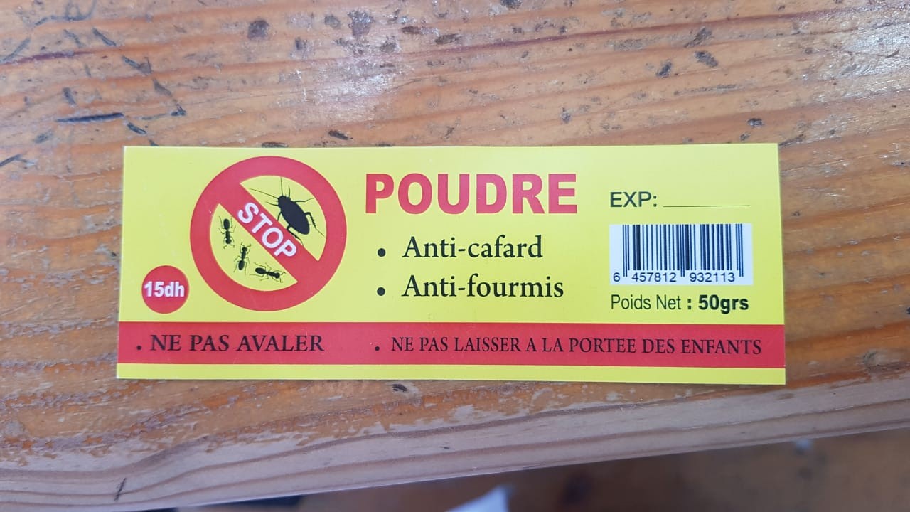 POUDRE ANTI-CAFARD ANTI-FOURMIS 50G