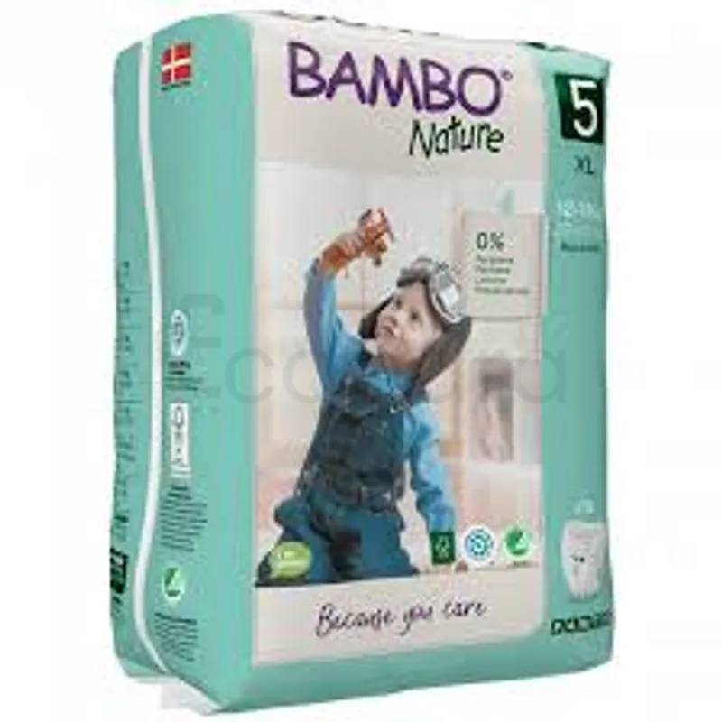 BAMBO NATURE CULOTTE D'APPRENTISSAGE 12-18KG TAILLE 5 BOITE DE 19
