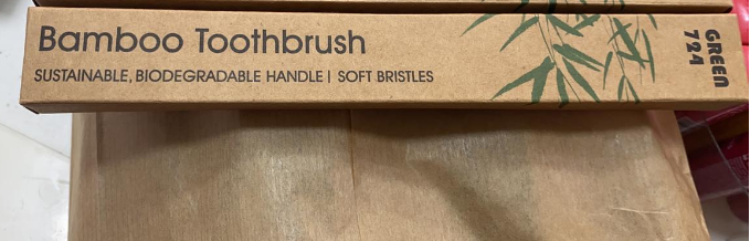 BAMBOO TOOTHBRUSH BROSSE A DENTS BIO GREEN REFERENCE 724