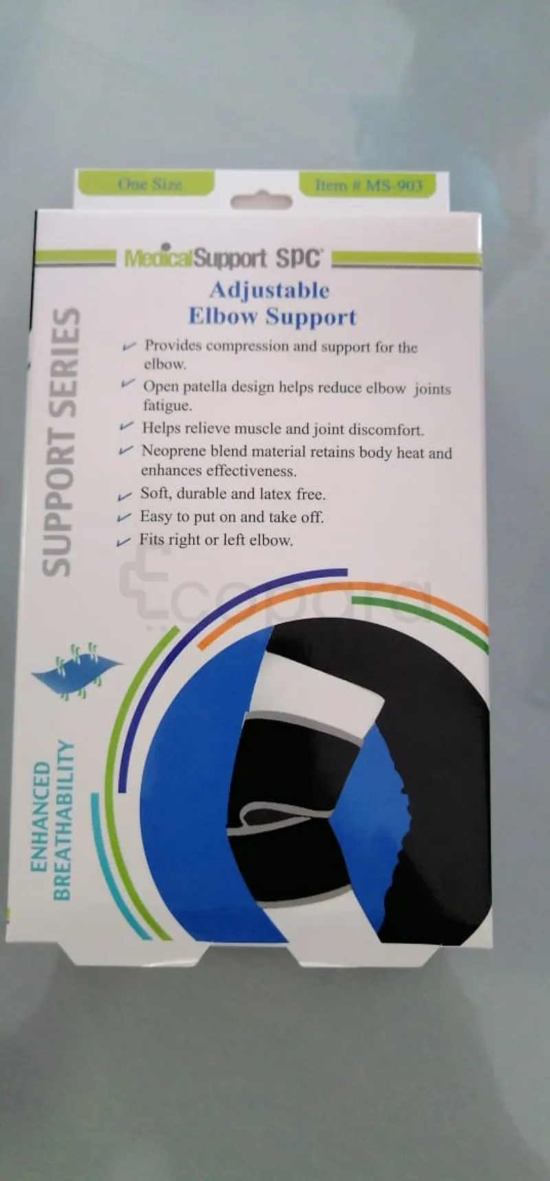 MEDICAL SUPPORT SPC ADJUSTABLE ELBOW SUPPORT REFERENCE 903