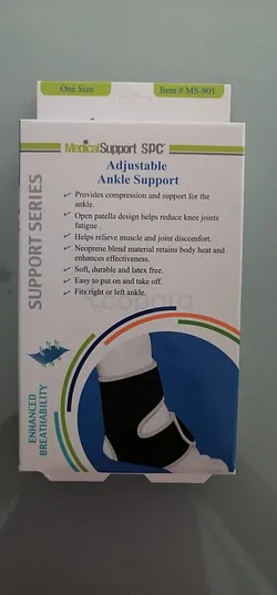 MEDICAL SUPPORT SPC ADJUSTABLE ANKLE SUPPORT REFERENCE MS-901