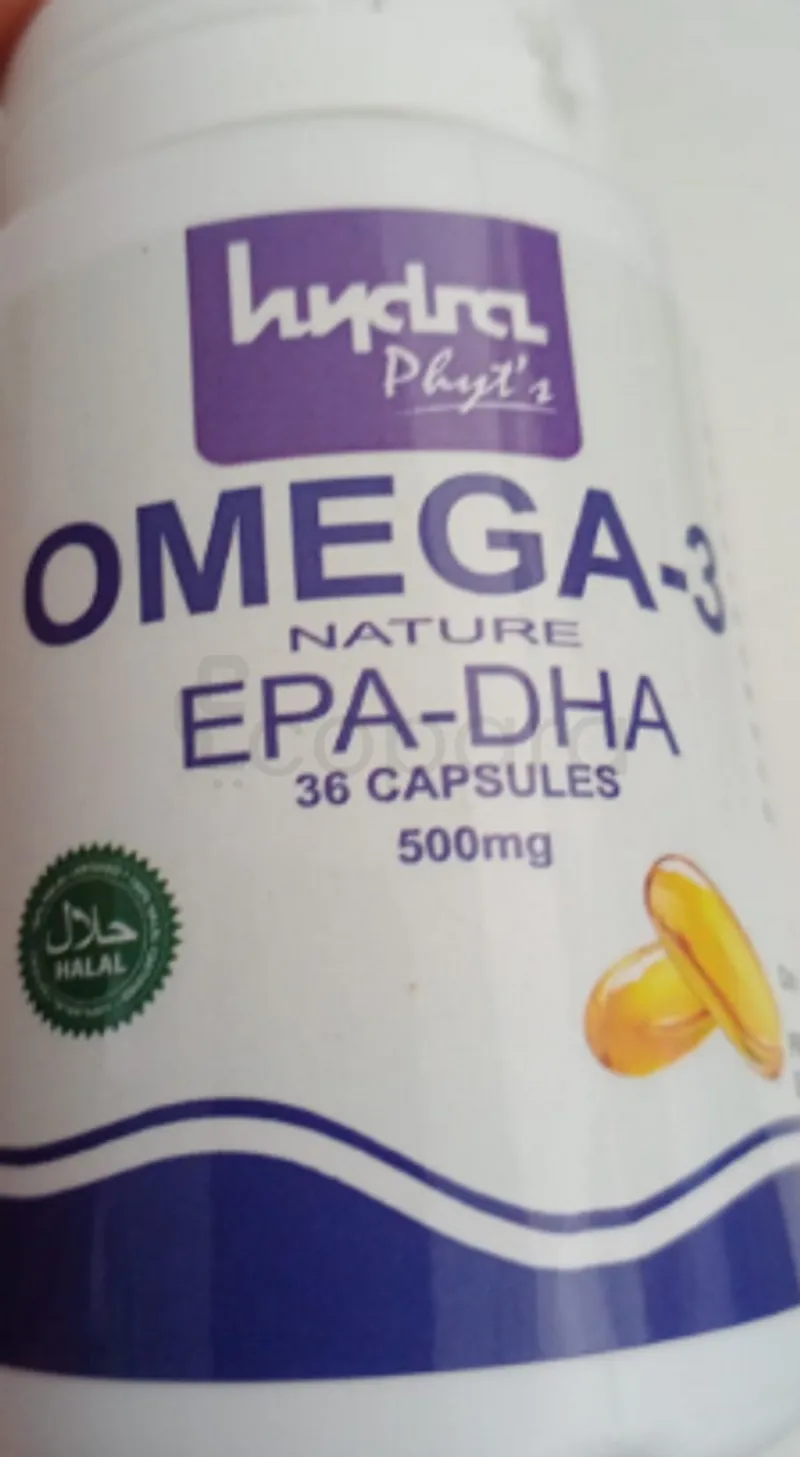 HYDRA PHYT'S OMEGA-3 NATURE 500MG BOITE DE 36 GELULES
