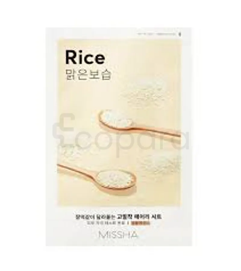 MISSHA AIR FIT SHEET MASQUE EN TISSU RICE SACHET BOITE DE 1