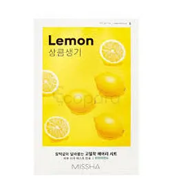 MISSHA AIR FIT SHEET MASQUE EN TISSU CITRON SACHET BOITE DE 1