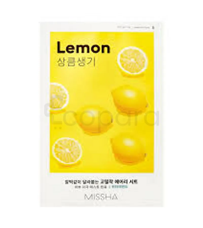 MISSHA AIR FIT SHEET MASQUE EN TISSU CITRON SACHET BOITE DE 1